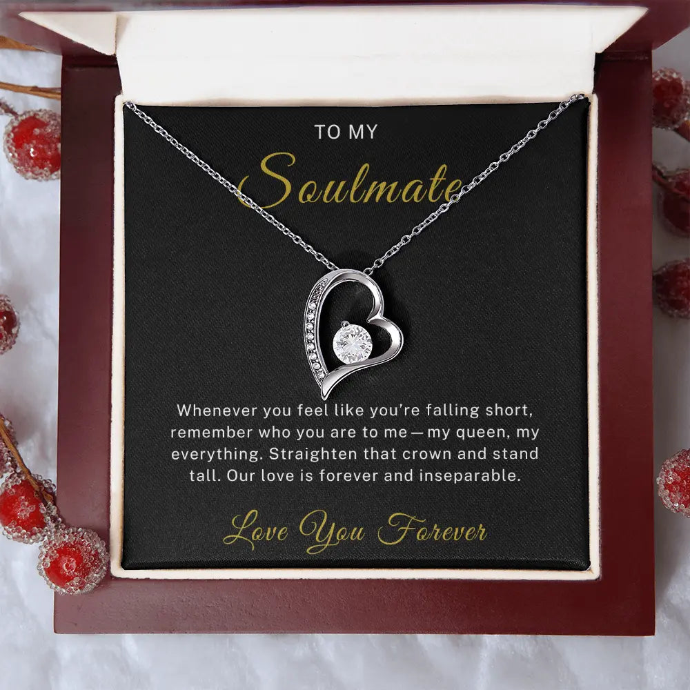 To My Wife - My Soulmate - Forever Love Necklace ShineOn Fulfillment