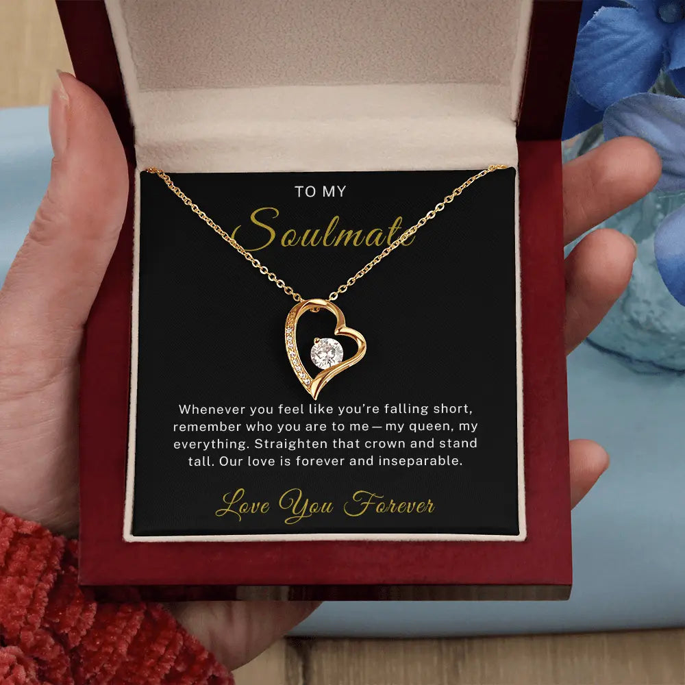 To My Wife - My Soulmate - Forever Love Necklace ShineOn Fulfillment