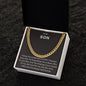 To My Son - You Are A Gift - Cuban Link Chain ShineOn Fulfillment