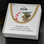 To My Son- Yoda Best Son - Cuban Link Chain ShineOn Fulfillment
