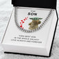 To My Son- Yoda Best Son - Cuban Link Chain ShineOn Fulfillment