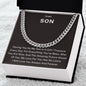 To My Son - You Are A Gift - Cuban Link Chain ShineOn Fulfillment