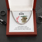 To My Son- Yoda Best Son - Cuban Link Chain ShineOn Fulfillment