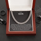To My Son - You Are A Gift - Cuban Link Chain ShineOn Fulfillment