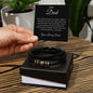 To My Father - Forever Grateful - Love You Forever Bracelet ShineOn Fulfillment