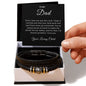 To My Father - Forever Grateful - Love You Forever Bracelet ShineOn Fulfillment