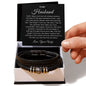 To My Husband - Faith, Hope & Love - Love You Forever Bracelet ShineOn Fulfillment