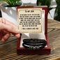 To My Son - Will Always Love you - Love You Forever Bracelet ShineOn Fulfillment
