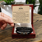 To My Son - You Are A Gift - Love You Forever Bracelet ShineOn Fulfillment