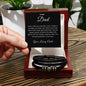 To My Father - Forever Grateful - Love You Forever Bracelet ShineOn Fulfillment