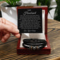 To My Husband - Faith, Hope & Love - Love You Forever Bracelet ShineOn Fulfillment