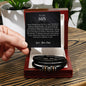To My Son - Dad Believes In You - Love You Forever Bracelet ShineOn Fulfillment
