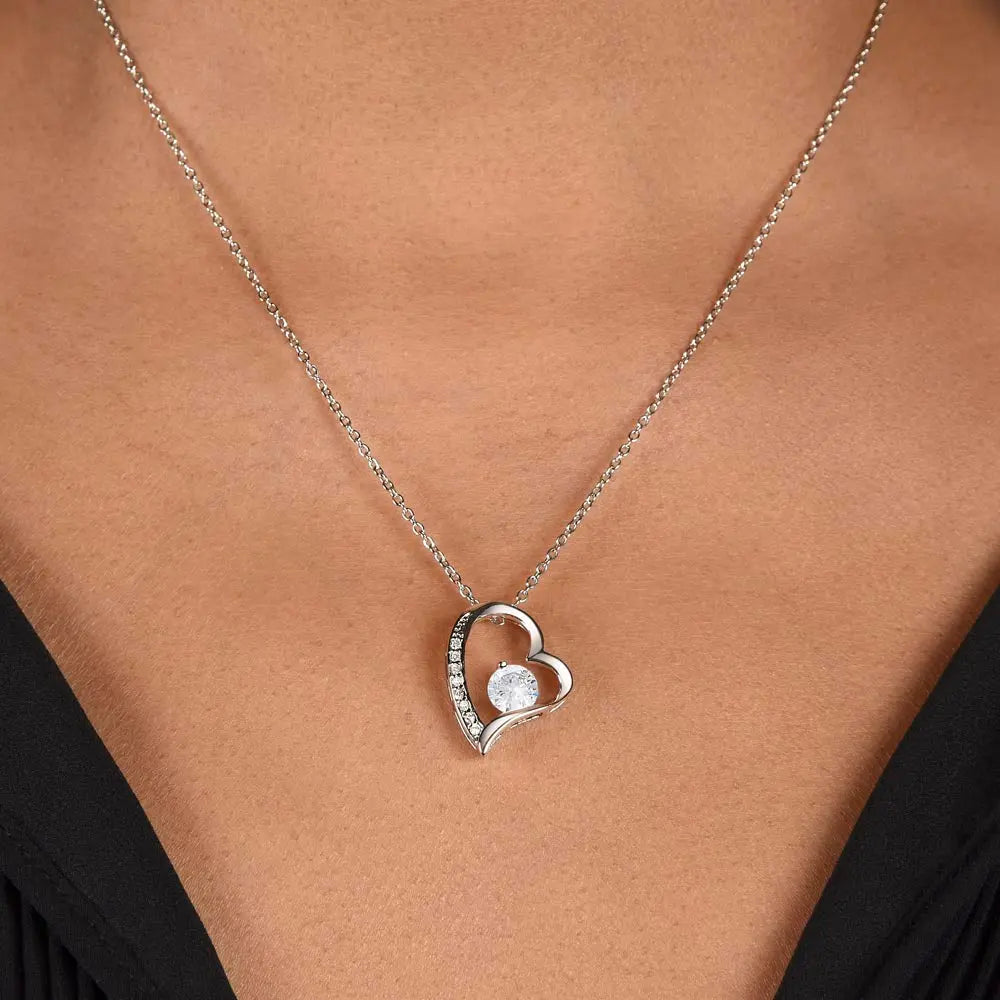 To My Daughter - From Dad Always My Little Girl - Forever Love Necklace ShineOn Fulfillment