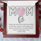 To My Mom - I Love You - Forever Love Necklace ShineOn Fulfillment