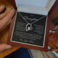 To My Daughter - From Mom Always My Little Girl - Forever Love Necklace ShineOn Fulfillment