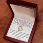 To My Mom - I Love You - Forever Love Necklace ShineOn Fulfillment