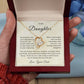 To My Daughter - From Dad Always My Little Girl - Forever Love Necklace ShineOn Fulfillment
