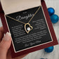 To My Daughter - From Mom Always My Little Girl - Forever Love Necklace ShineOn Fulfillment