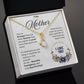 To My Mother - Beautiful And Courageous - Alluring Beauty Necklace ShineOn Fulfillment