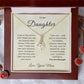To My Daughter - From Mom You are Enough - Alluring Beauty Necklace ShineOn Fulfillment