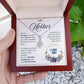 To My Mother - Beautiful And Courageous - Alluring Beauty Necklace ShineOn Fulfillment
