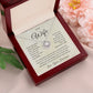 To My Wife - Loving you was inevitable - Love Knot Necklace ShineOn Fulfillment