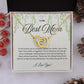 To My Mother - Best Mom - Interlocking Hearts Necklace ShineOn Fulfillment