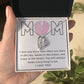 To My Mom - I Love You - Forever Love Necklace ShineOn Fulfillment