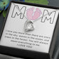 To My Mom - I Love You - Forever Love Necklace ShineOn Fulfillment