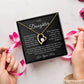 To My Daughter - From Mom Always My Little Girl - Forever Love Necklace ShineOn Fulfillment